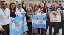 Imagen de Carreras en el Vaticano: «Es un honor para nuestro pueblo» que Zatti fuera declarado Santo