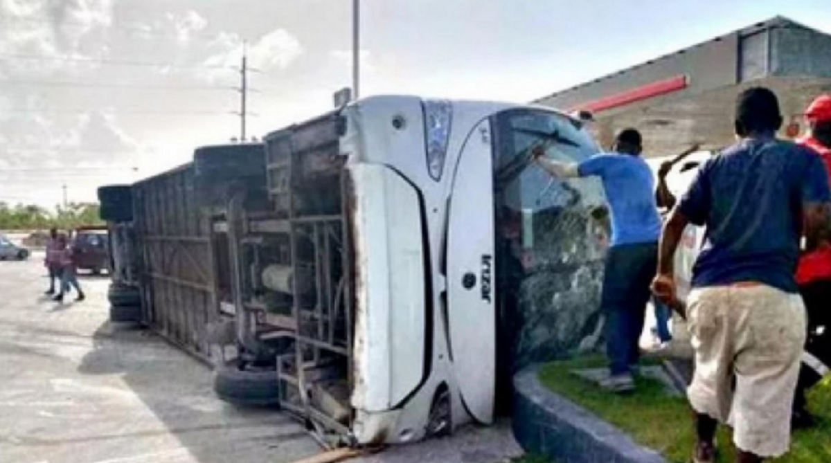 El accidente con el micro ocurrió el pasado 6 de octubre y dejo varios heridos. 