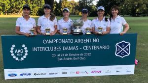 El Comahue Golf Club se consagró en el Campeonato Argentino de damas