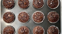 Imagen de Muffins de cacao y chocolate sin gluten ni azúcar