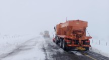 Imagen de Cierran el paso Pino Hachado por viento blanco