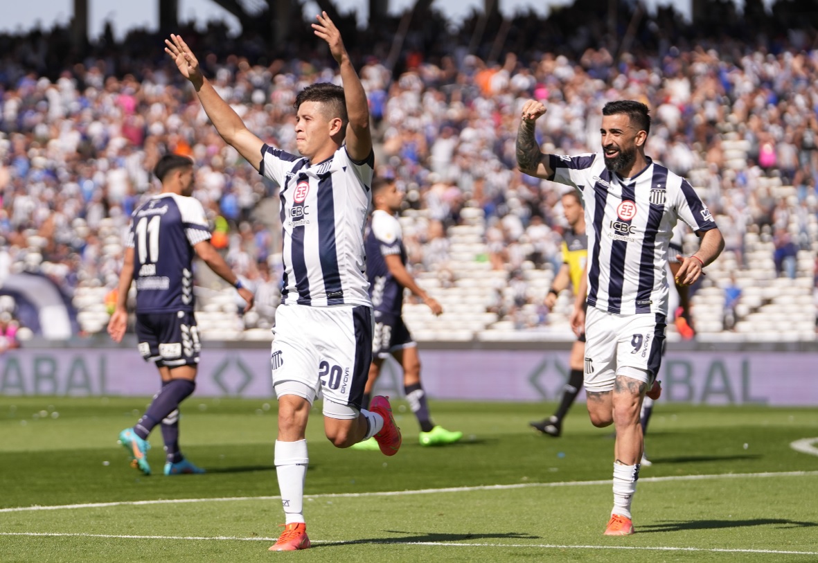 Maximiliano Álvez tiene apenas 18 años y le dio la victoria a Talleres sobre Gimnasia. 