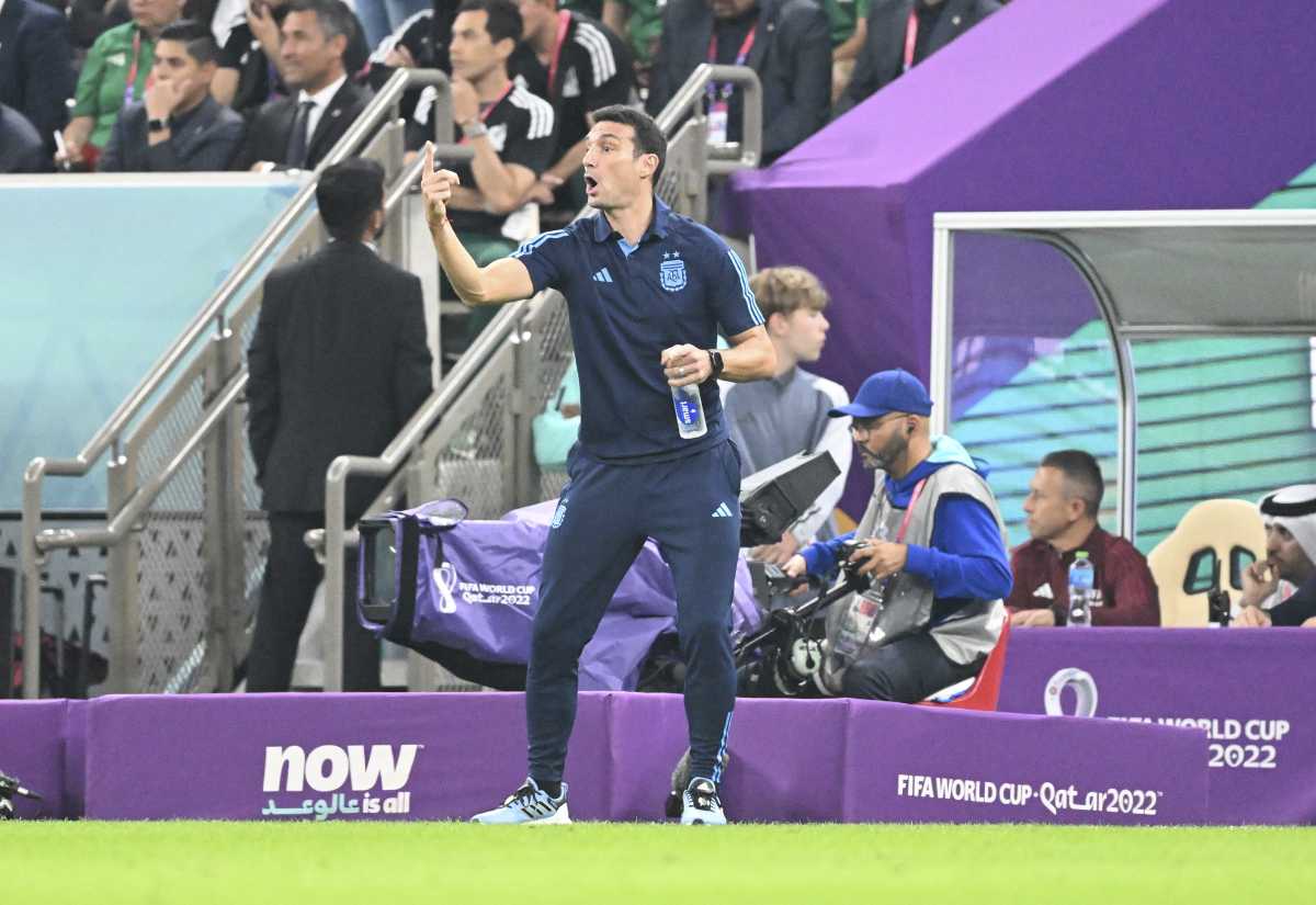 Lionel Scaloni habló en conferencia y resaltó el trabajo de su plantel.