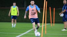 Imagen de En un clima distendido, la Selección entrenó y Scaloni no dio pistas del equipo