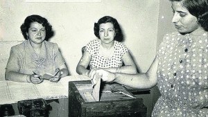 El voto femenino