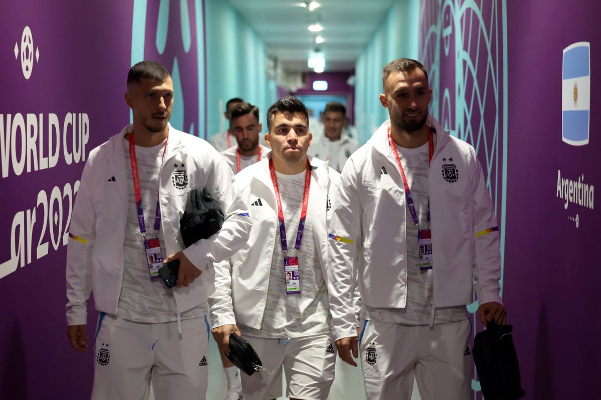 Marcos Acuña tuvo unos minutos en la Selección Argentina frente a Arabia Saudita. Foto: Gentileza Twitter @Argentina