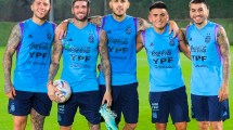 Imagen de Selección: Ángel Correa y Almada llegaron y ya se entrenaron