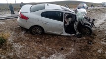 Imagen de Dos heridos graves en un choque frontal cerca de Zapala: fue durante la tormenta granizo