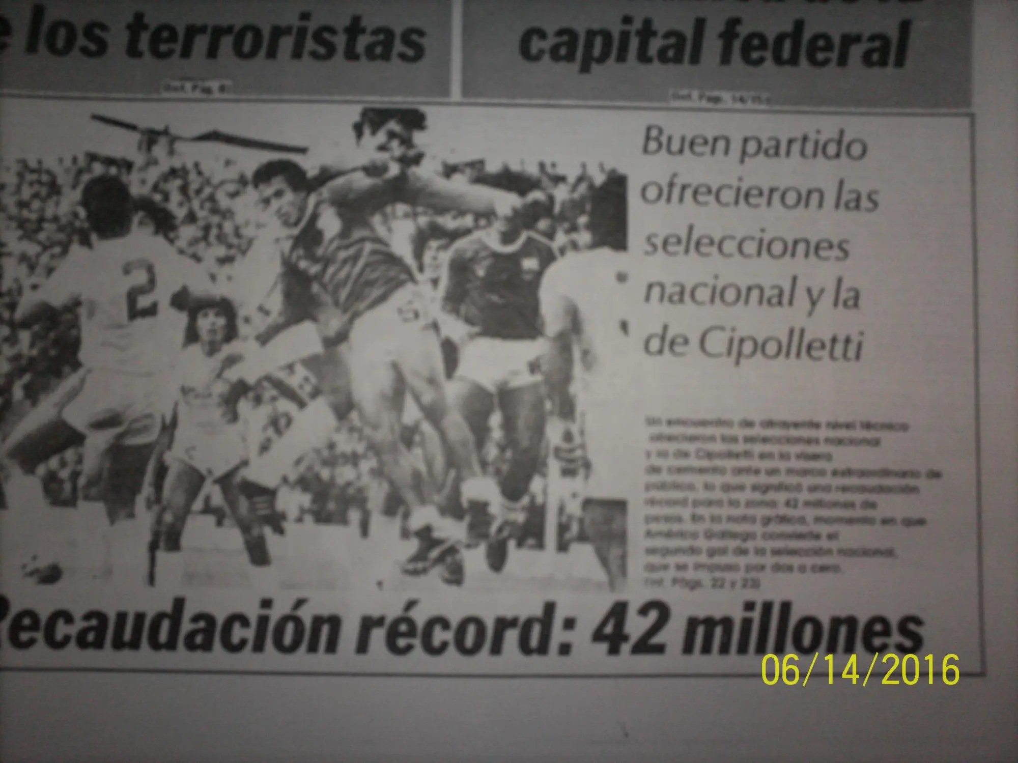 Se Cumplen 45 Años Del Histórico Amistoso Entre La Selección Argentina ...