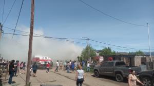 Se incendió una vivienda en Chacra 28 de San Martín de los Andes