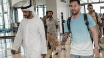 Imagen de Messi se sumó a la selección argentina en Abu Dhabi para jugar el Mundial