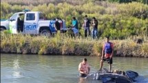 Imagen de Se durmió mientras manejaba y terminaron adentro del canal grande en Cervantes