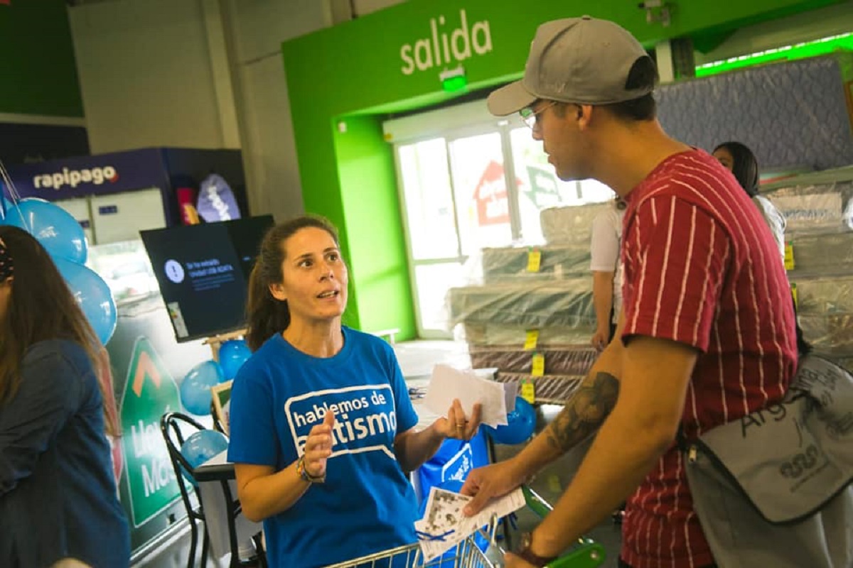 Durante el reconocimiento se realizó una movida informativa sobre de concientización y entrega de folletería.