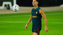 Imagen de Mundial Qatar 2022: Cristiano Ronaldo desmintió rumores y entrenó con los suplentes