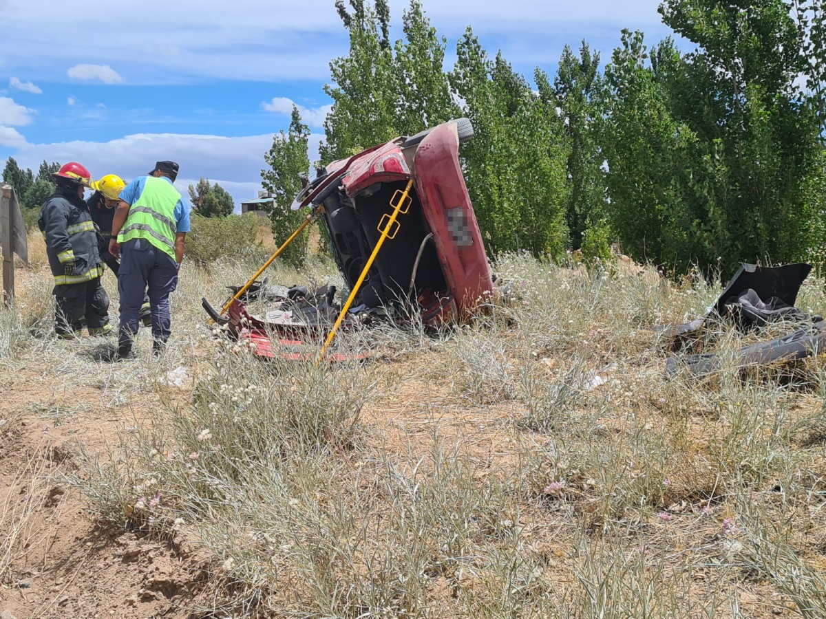 La única ocupante fue la conductora que está internada en Neuquén (Foto: archivo Andrea Vazquez