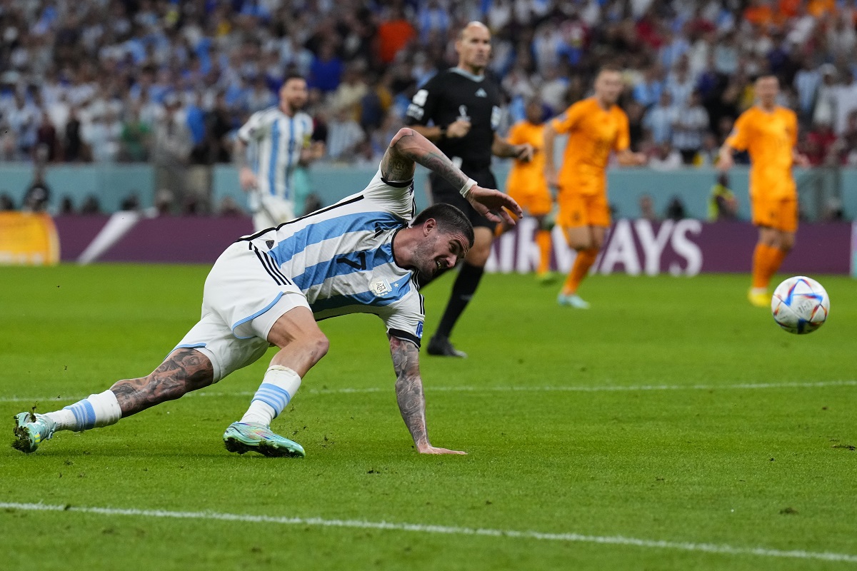 Emotivo video de Rodrigo De Paul en la previa de Argentina-Croacia. Foto: AP 