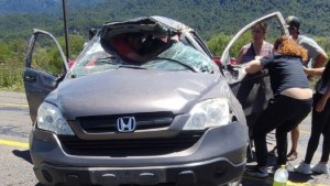 Dos argentinos graves por un choque cerca de Pino Hachado