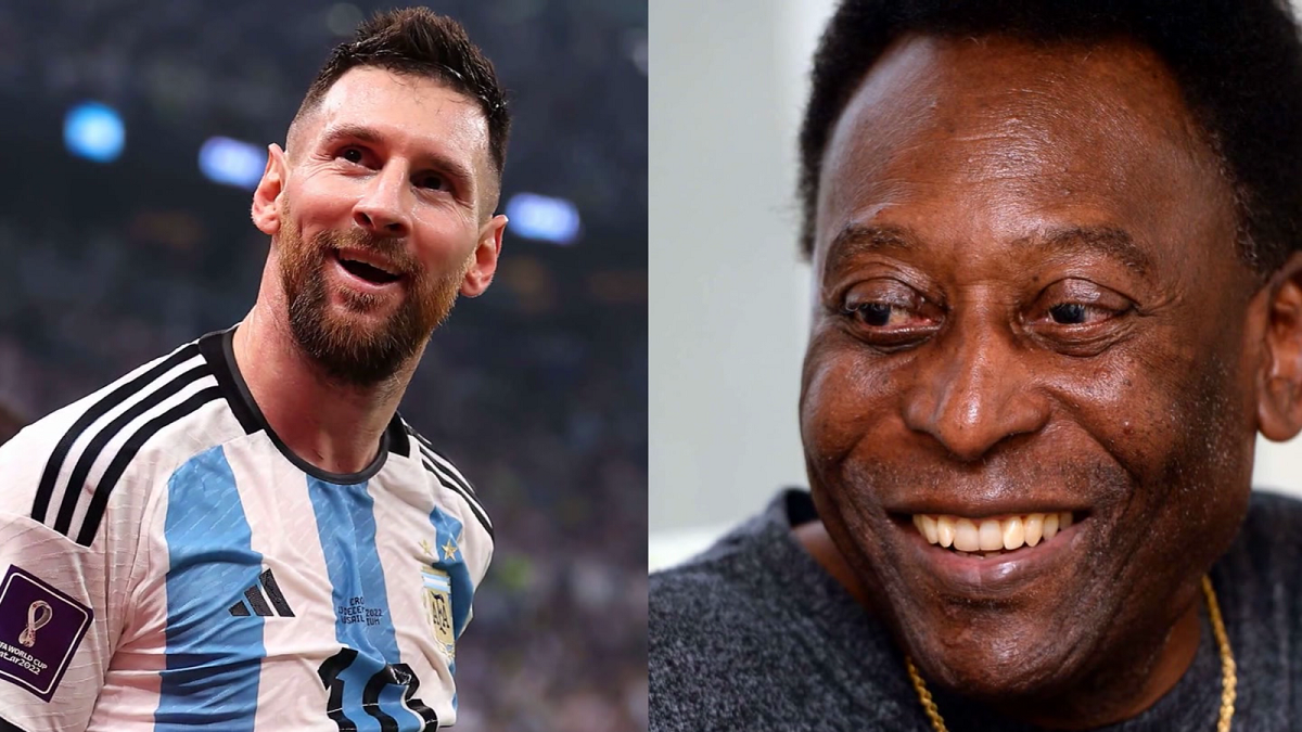 Desde el hospital, Pelé celebró el partido de Lionel Messi ante Croacia en Qatar. 