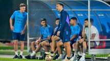 Imagen de La Selección empezó a entrenarse y Scaloni piensa en el equipo para la final contra Francia