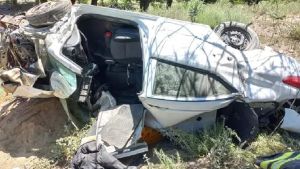 Cayó 30 metros de un barranco sobre la Ruta 40, cerca de Junín de los Andes, y tuvo solo heridas leves