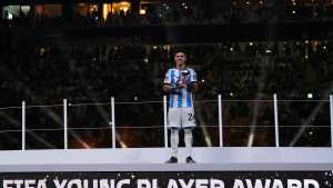 Enzo Fernández, el mejor jugador joven del Mundial: «Esto no tiene precio»
