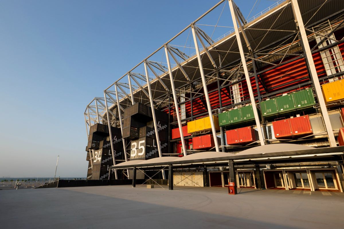 El estadio 974, sede del Mundial Qatar 2022, tuvo su último partido. Foto: Gentileza Twitter @occidentefutbol