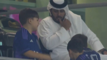 Imagen de Qatar 2022: las travesuras de Mateo, Thiago y Ciro Messi en el partido de la Selección ante Australia