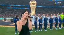 Imagen de Video: mirá a Lali Espósito cantar nuestro Himno Nacional en la final del Mundial Qatar 2022