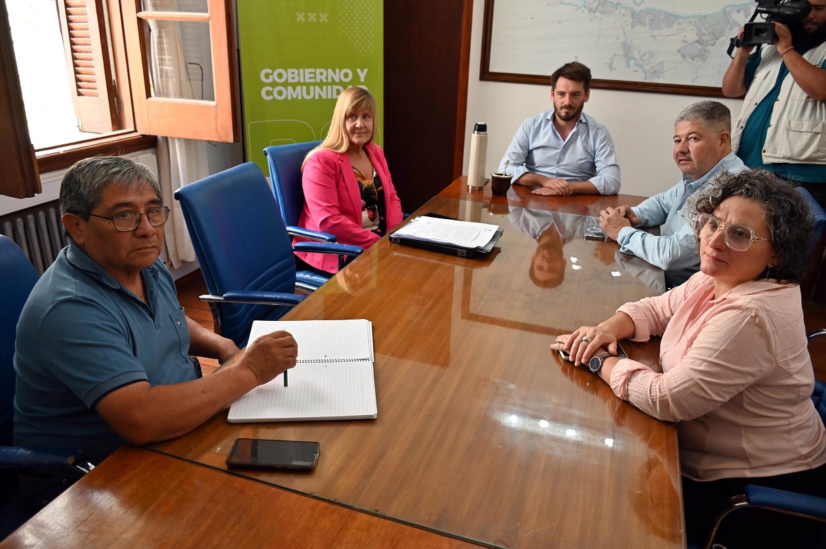 La reunión se concretó en la sede de la cartera de Gobierno. Foto: Marcelo Ochoa.