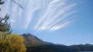 La postal que brindó el cielo la tarde del jueves