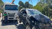 Imagen de Una familia desbarrancó en la Ruta 40 y casi cae al lago, cerca de San Martín de los Andes