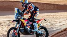 Imagen de Kevin Benavides, nuevo líder en motos del Rally Dakar