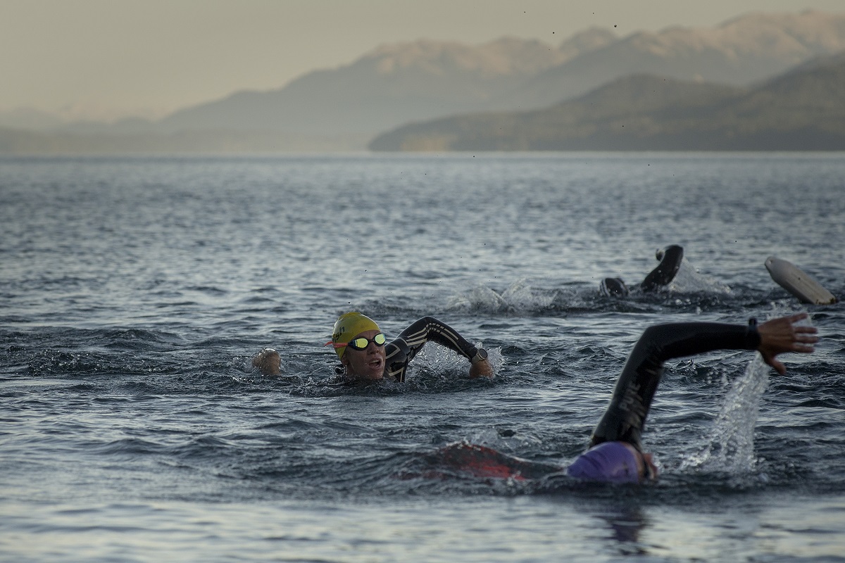 Unos 165 atletas participaron de la novena edición del triatlón. Foto: Marcelo Martínez