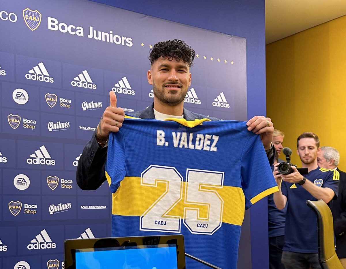 Valdez compartió su alegría por llegar a Boca.