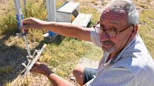 Llega la tormenta de Santa Rosa y Rodolfo le dice chau a la estación meteorológica de Cipolletti luego de 40 años