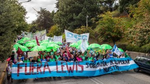 Reclamo en Bariloche por lago Escondido: «Los gobiernos no tienen agallas para enfrentar a Lewis»