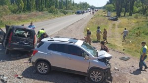 Una pareja murió en un choque frontal mientras viajaba a Bariloche, en la ruta 237