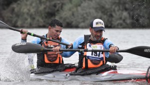 El sonido del río son los ojos para Daniel en la Regata