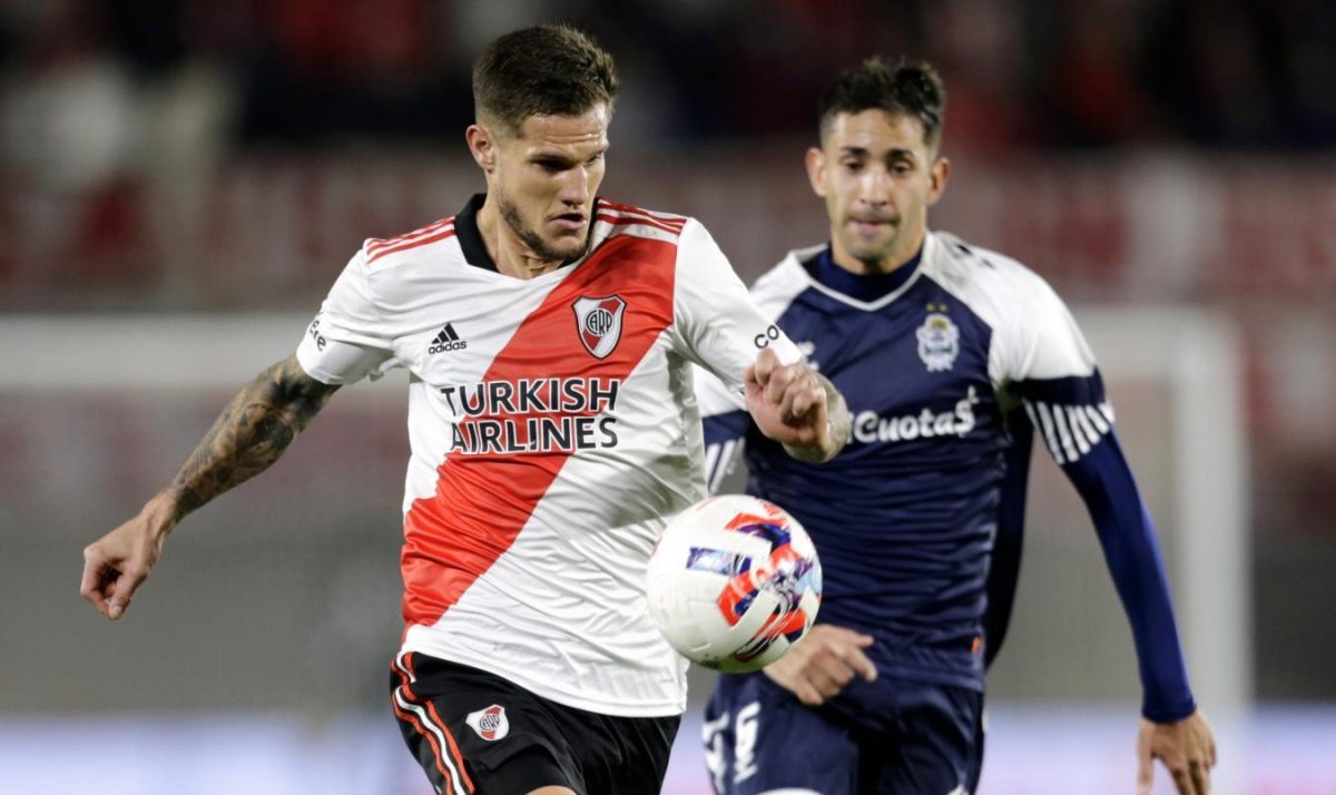 Zuculini sufrió una dura lesión en el entrenamiento de River.