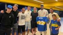 Imagen de Jimmy Butler siguió su paseo en Argentina y fue a la Bombonera a ver Boca – Platense