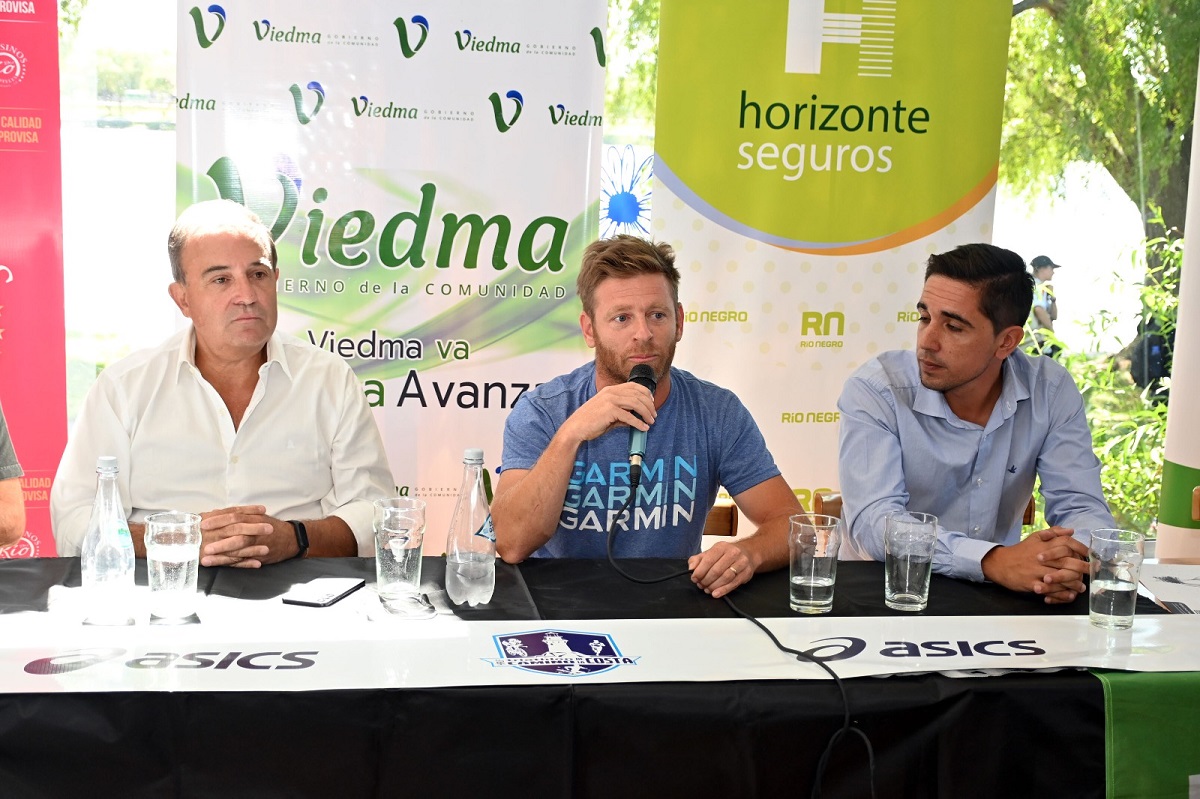 el organizador de la prueba, Juan Manuel Asconapé, dio detalles de la competencia. Foto: Marcelo Ochoa.