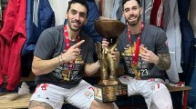 Imagen de Campazzo y Vildoza, campeones en Serbia