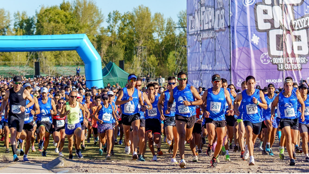 Este domingo se realizará la Corrida de la Confluencia 2023. foto: gentileza