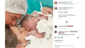 Nació Salvador, el hijo de Barbie Vélez y Lucas Rodríguez