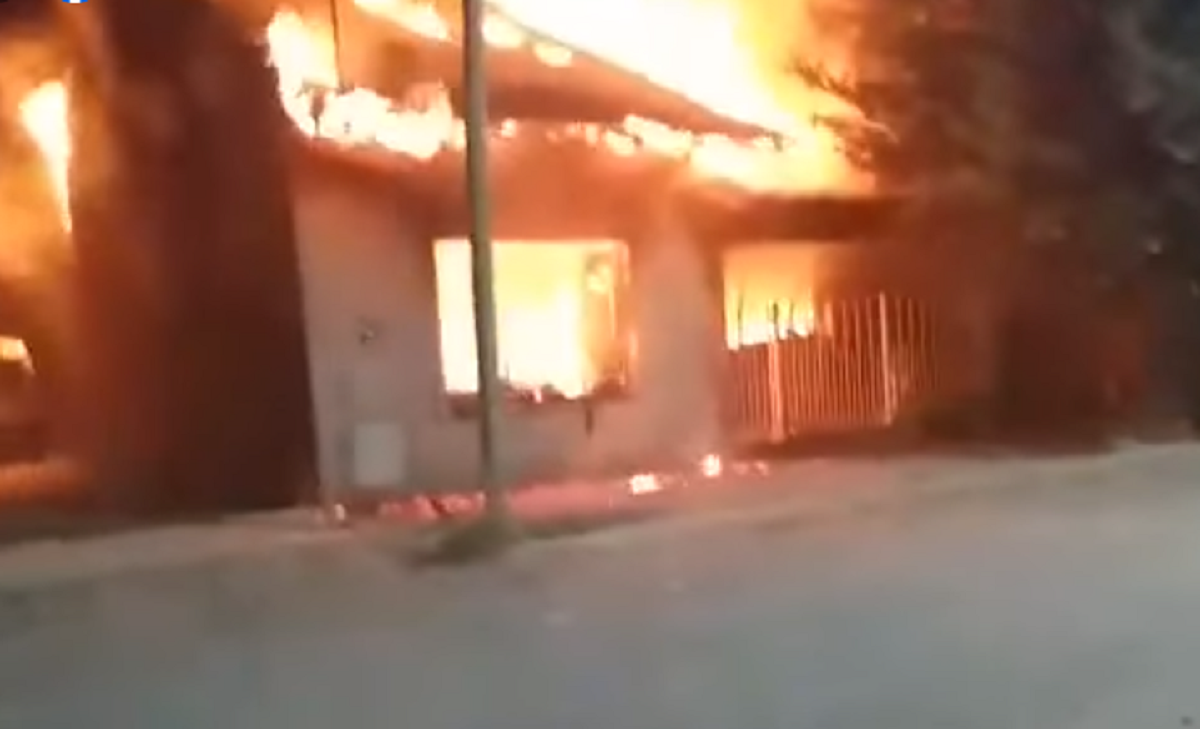 Solo hubo daños materiales en el incendio. Foto: gentileza