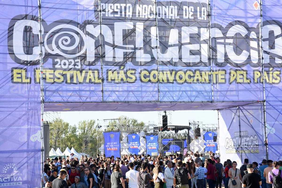 Hoy será la segunda jornada de la Fiesta de la Confluencia 2023. Foto: Matias Subat