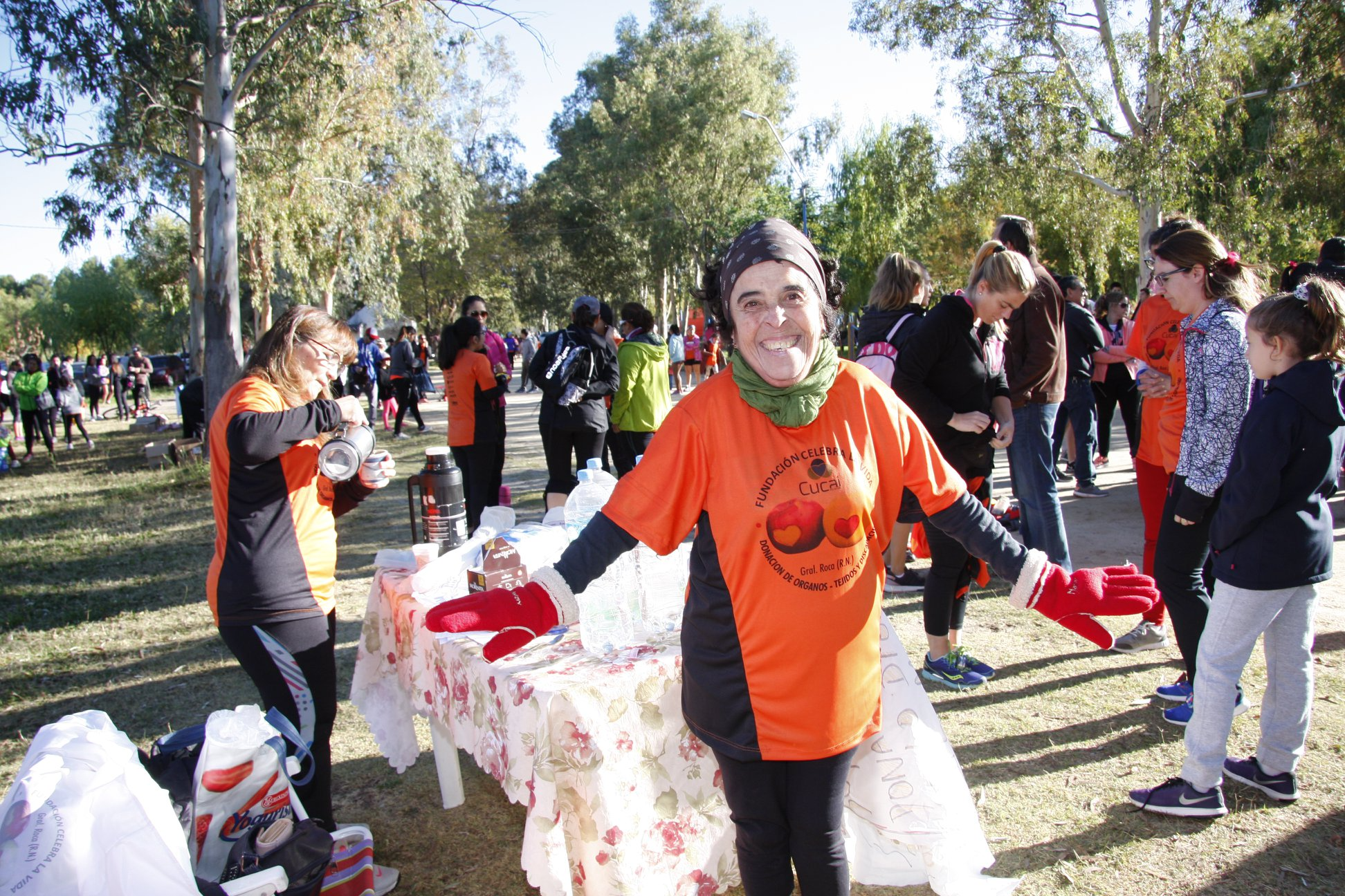 La referente de Roca fundó una ONG llamada Celebrar la Vida que promovía la donación. Foto gentileza