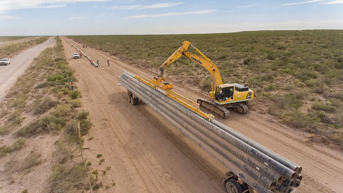 Para la obra se emplearon 300 personas de forma directa. Foto: gentileza. 