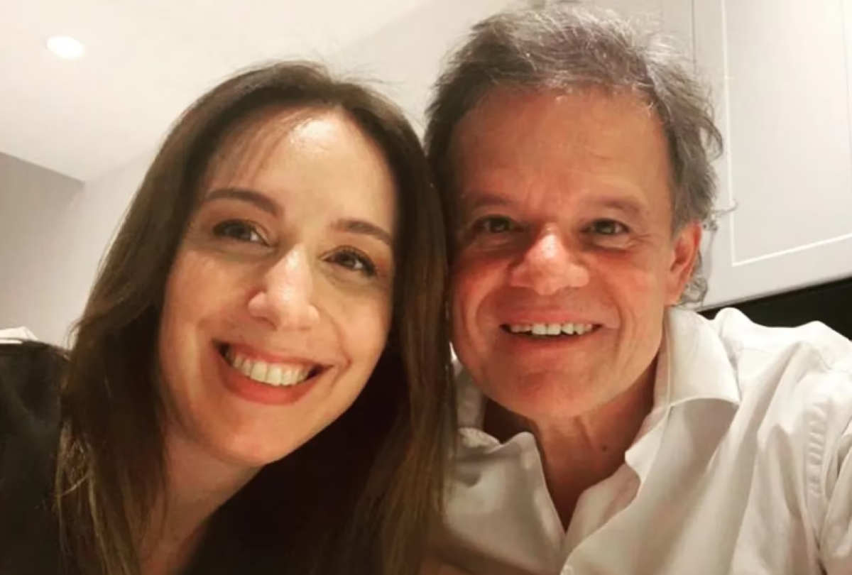 María Eugenia Vidal y enrique Sacco llevan tres años de relación. Foto: Instagram