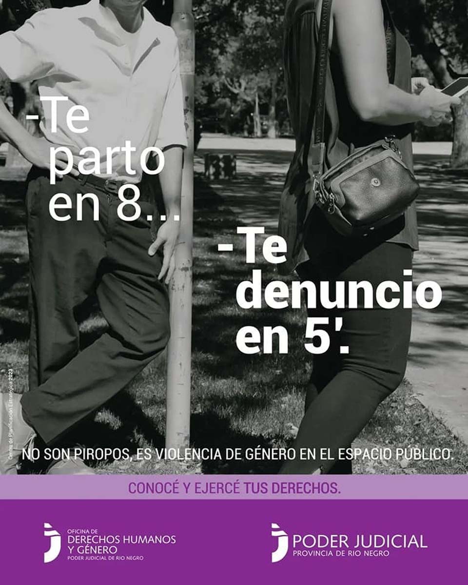 8m La Contundente Campaña Y El Mensaje De La Presidenta Del Stj De Río Negro Liliana Piccinini 4009